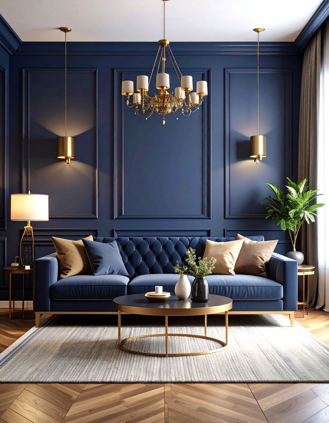 The Dark and Moody Living Room - 30 grey sofa living room ideas