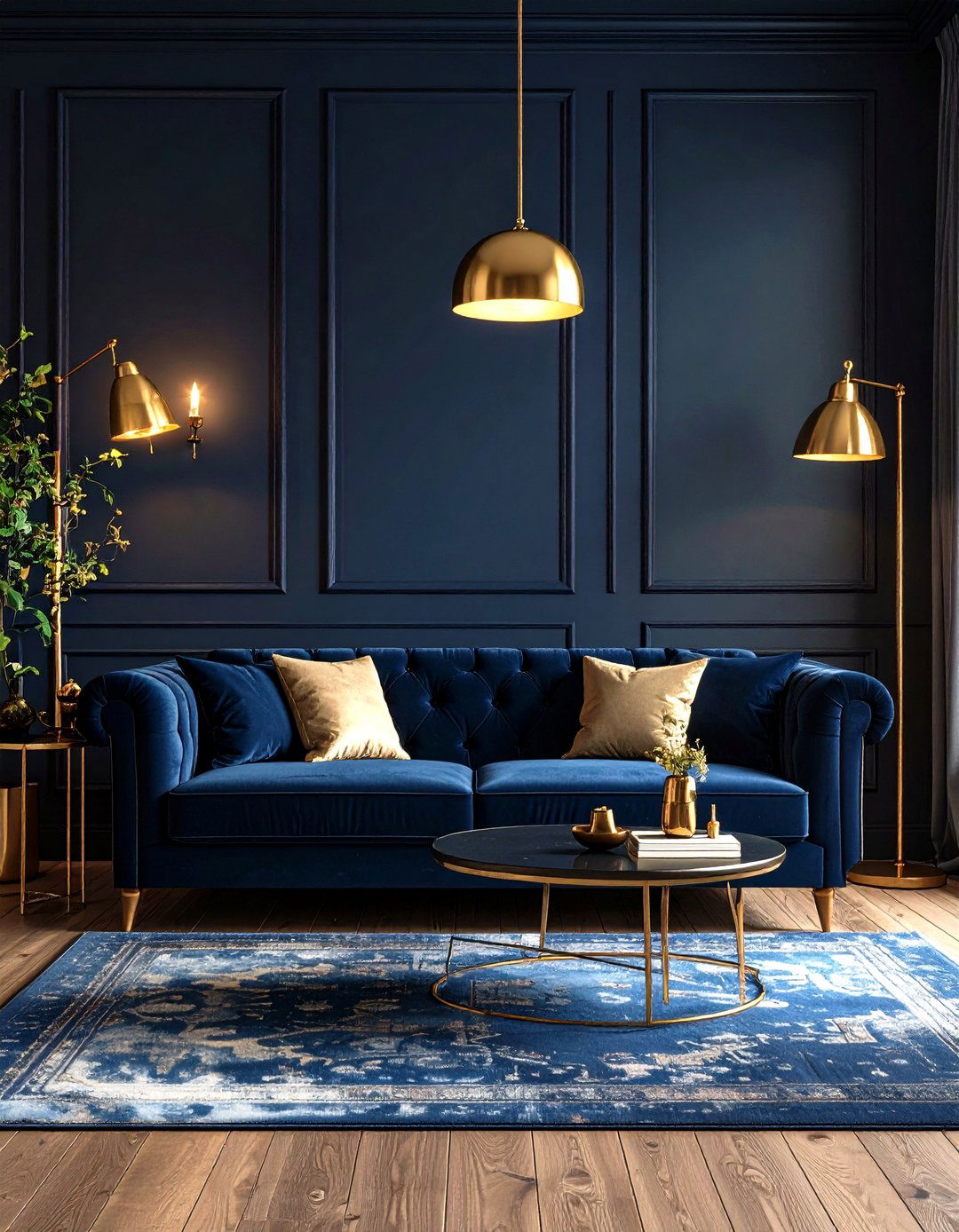 The Dark and Moody Living Room - 30 living room decoration ideas