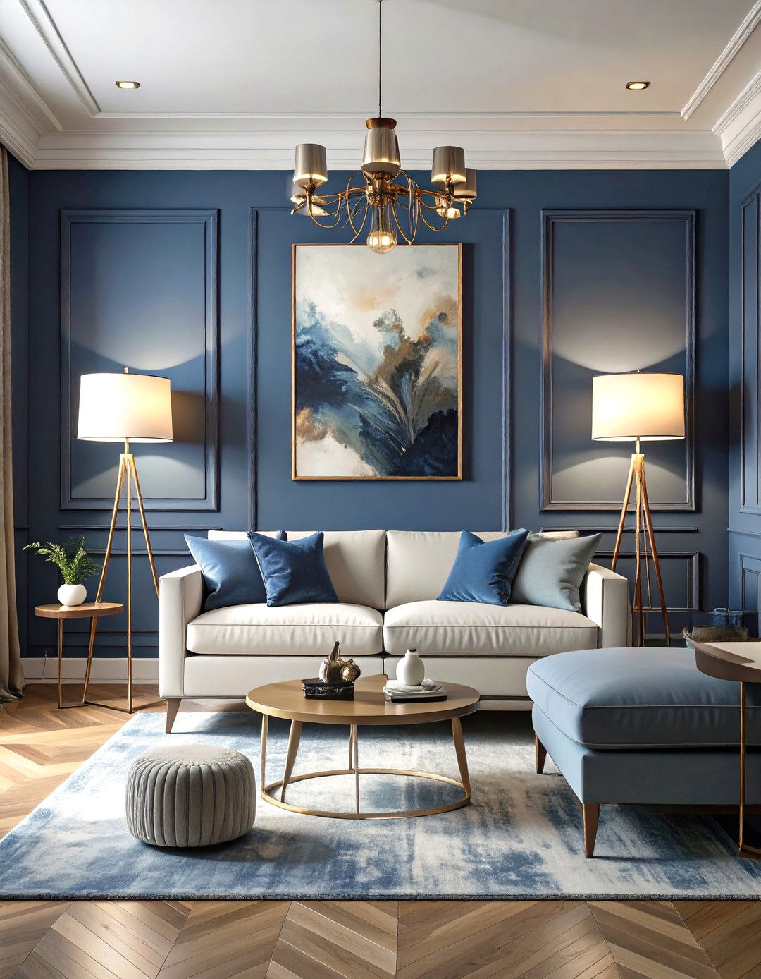 The Dark and Moody Living Room - 30 modern living room decor ideas