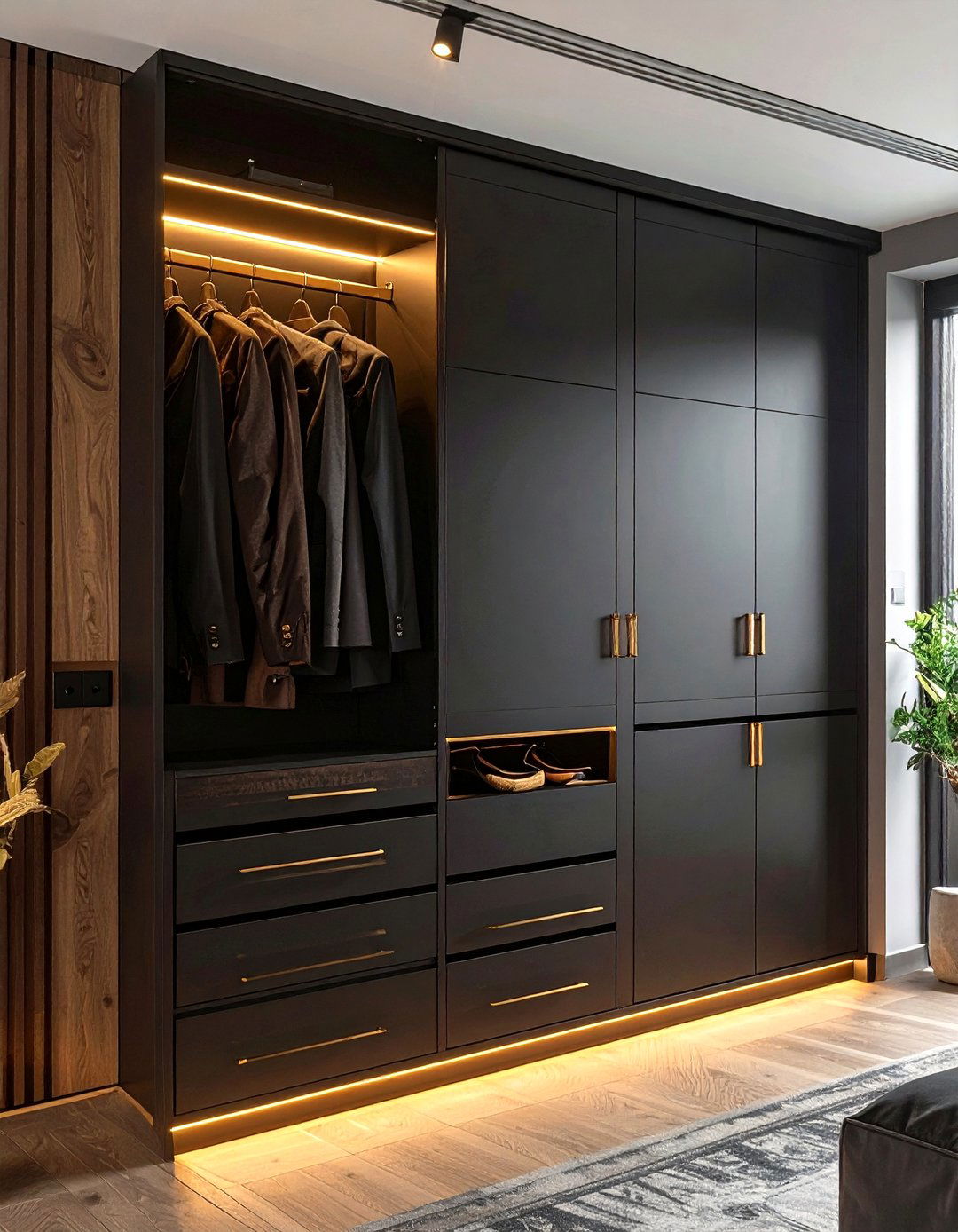 The Dark and Moody Wardrobe Aesthetic - 30 ikea closet ideas