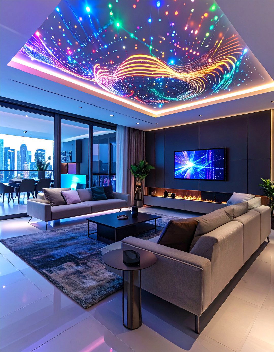 The Data Visualization Living Room - 30 ai living room design ideas