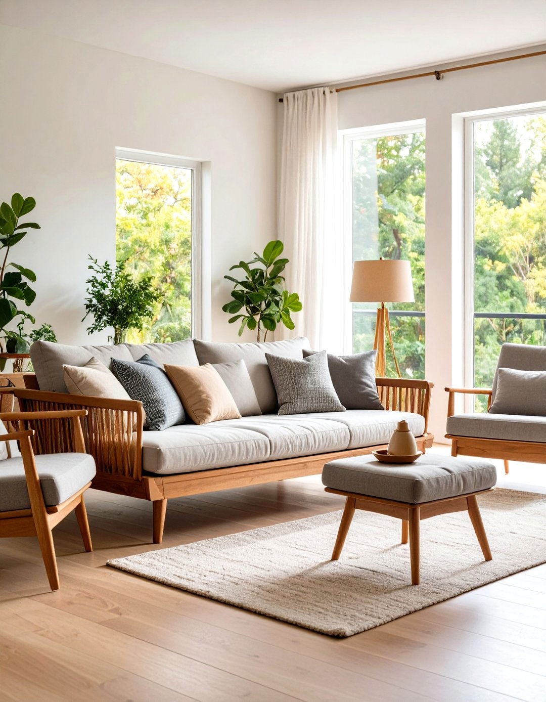 The Daybed and Chairs Combination - 30 living room seating ideas