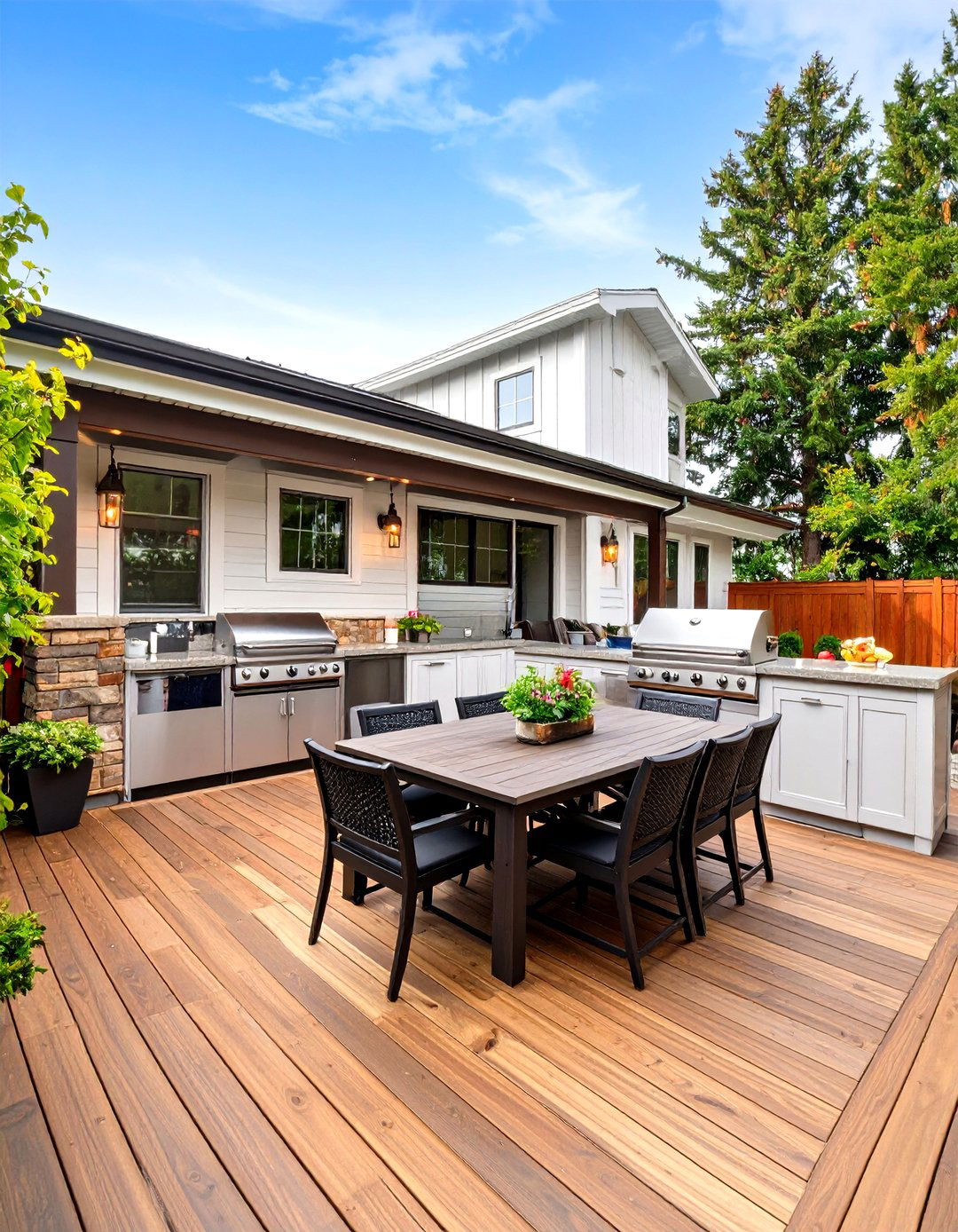 30 Creative Ground Level Deck Ideas for Outdoor Living - We Love Home Blog