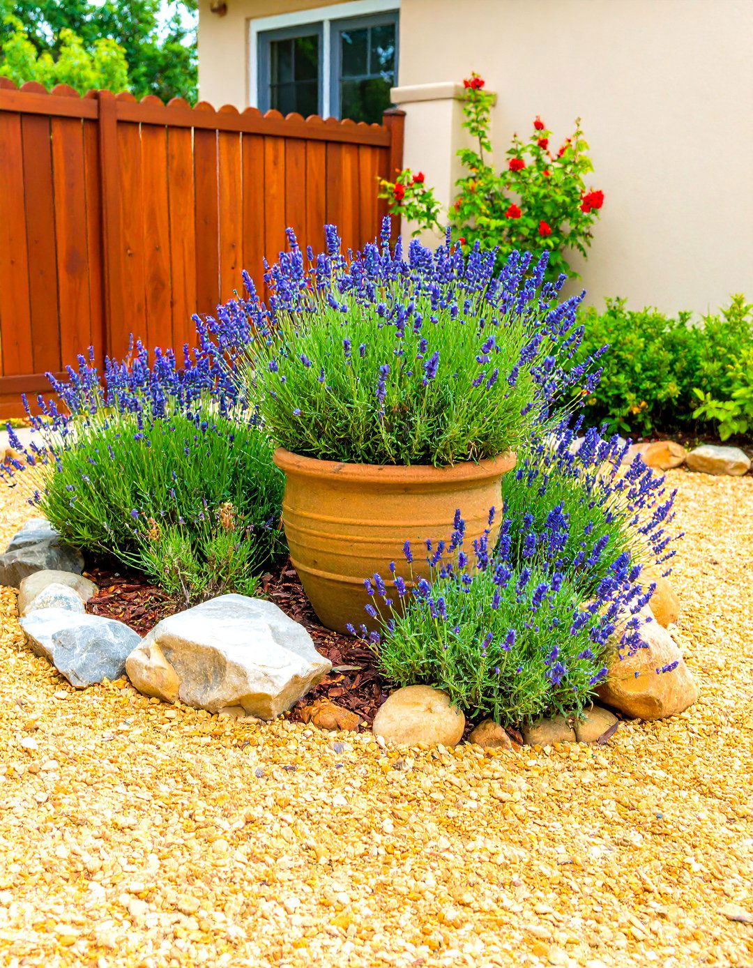 The Decomposed Granite Courtyard - 30 landscape ideas for front of house low maintenance