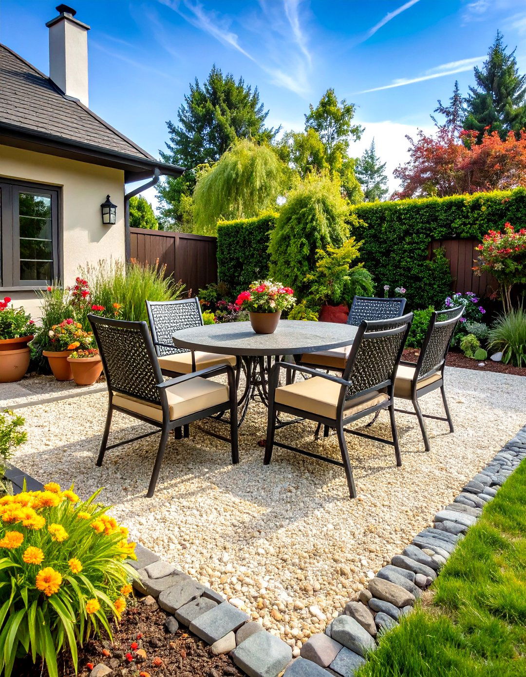 The Decomposed Granite Patio - 30 easy landscaping ideas