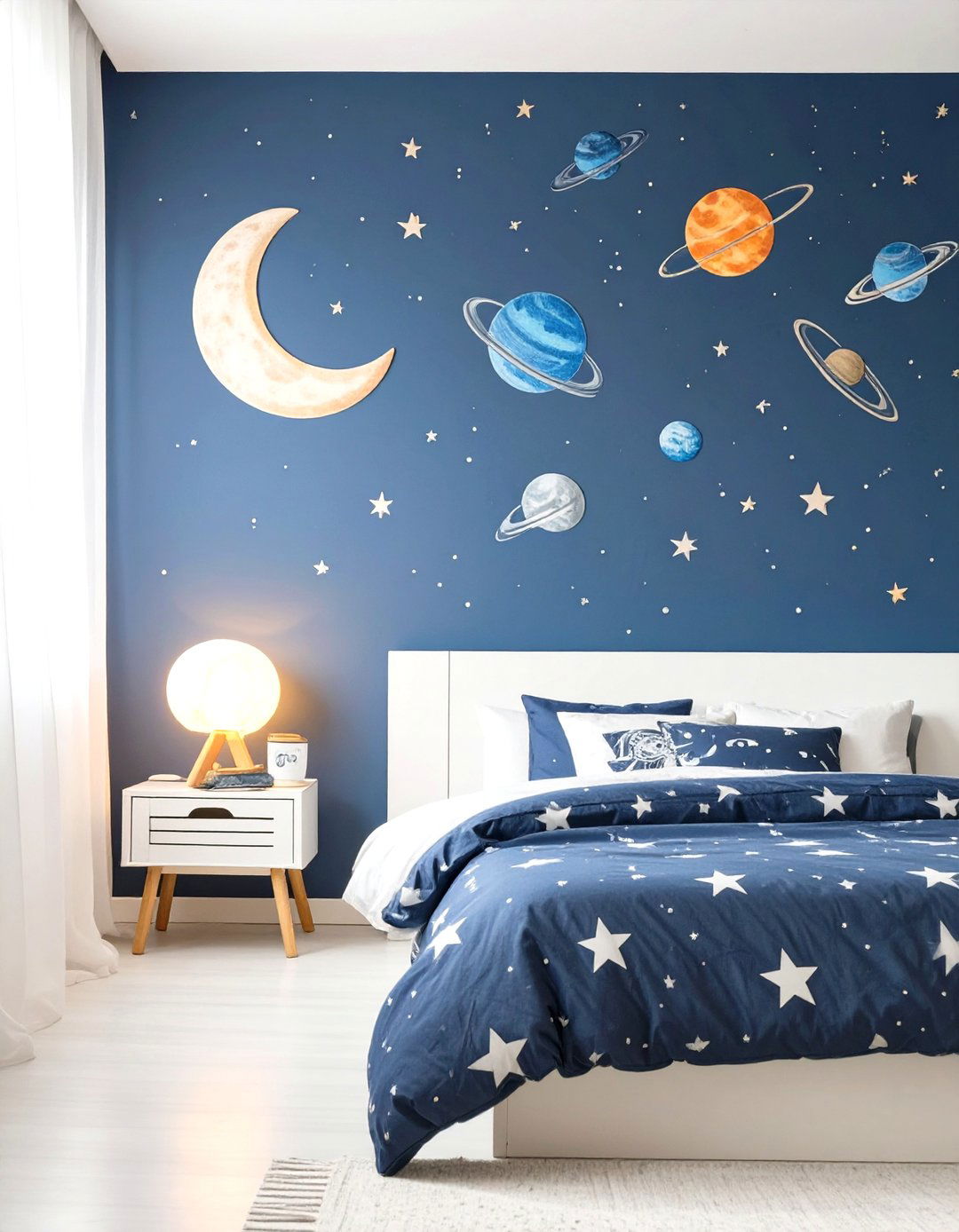 The Deep Blue Galaxy Bedroom - 30 boys bedroom paint ideas