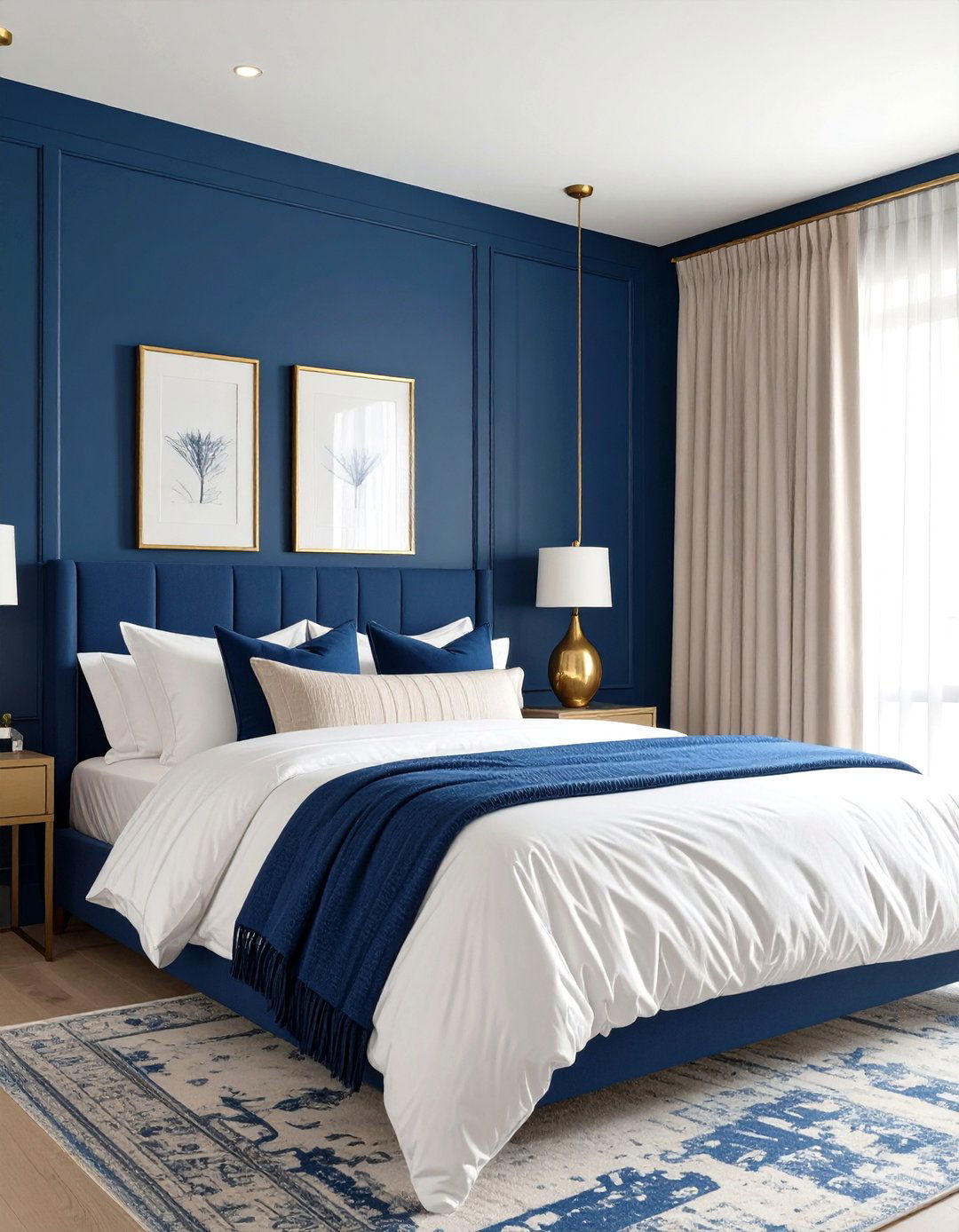 The Deep Blue Sea Bedroom - 30 cozy master bedroom ideas