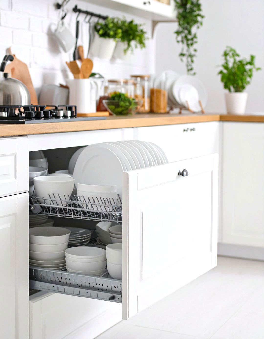The Deep Drawer Peg System Kitchen - 30 kitchen organizing ideas