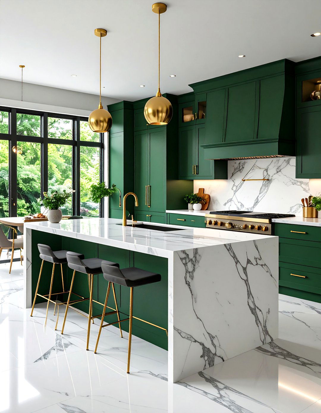 The Deep Green Kitchen - 30 kitchen ideas 2022