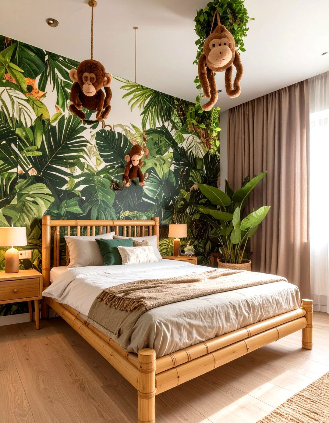 The Deep Jungle Adventure Bedroom - 30 cool boys bedroom ideas