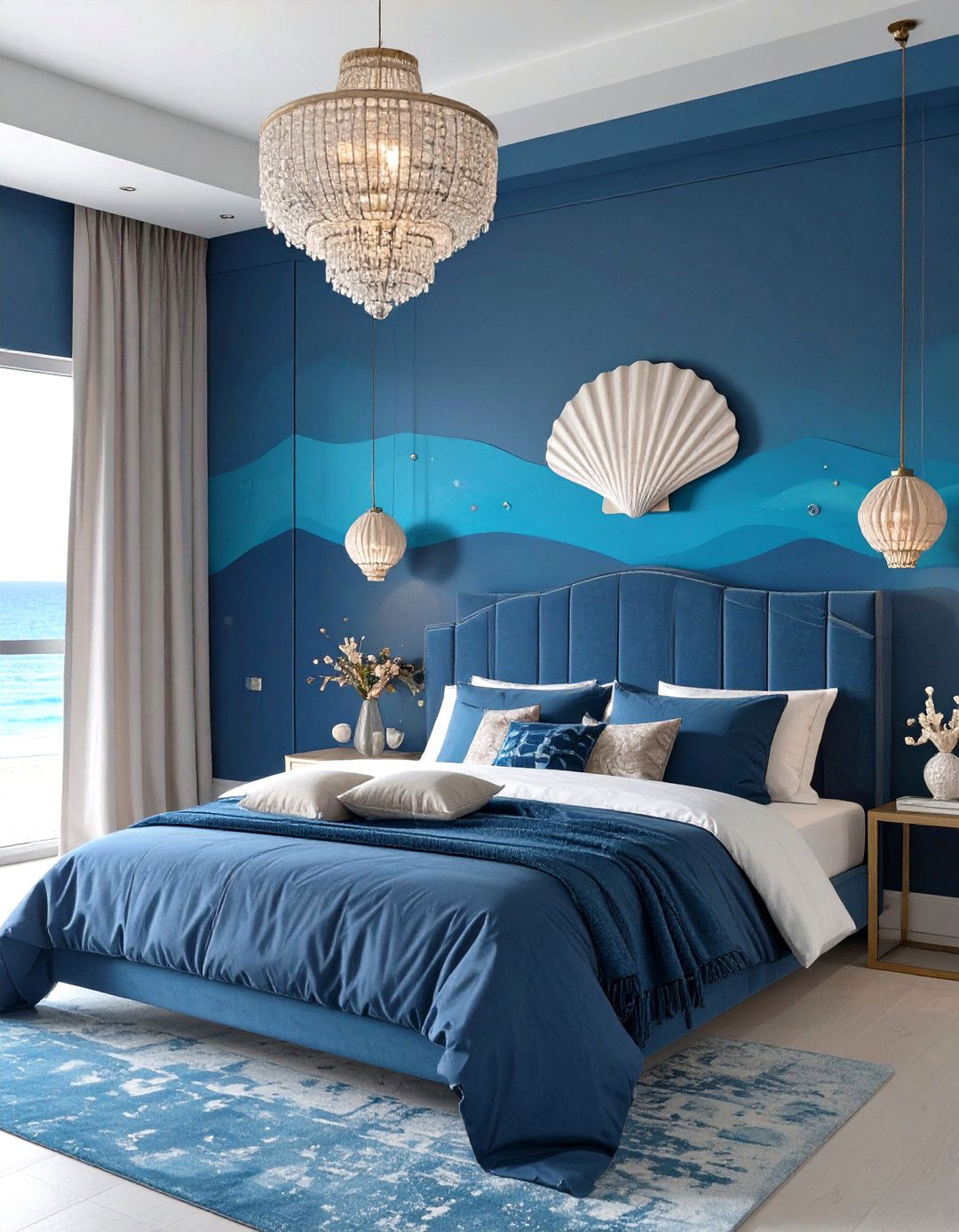 The Deep Ocean Bedroom - 30 dark romantic bedroom ideas