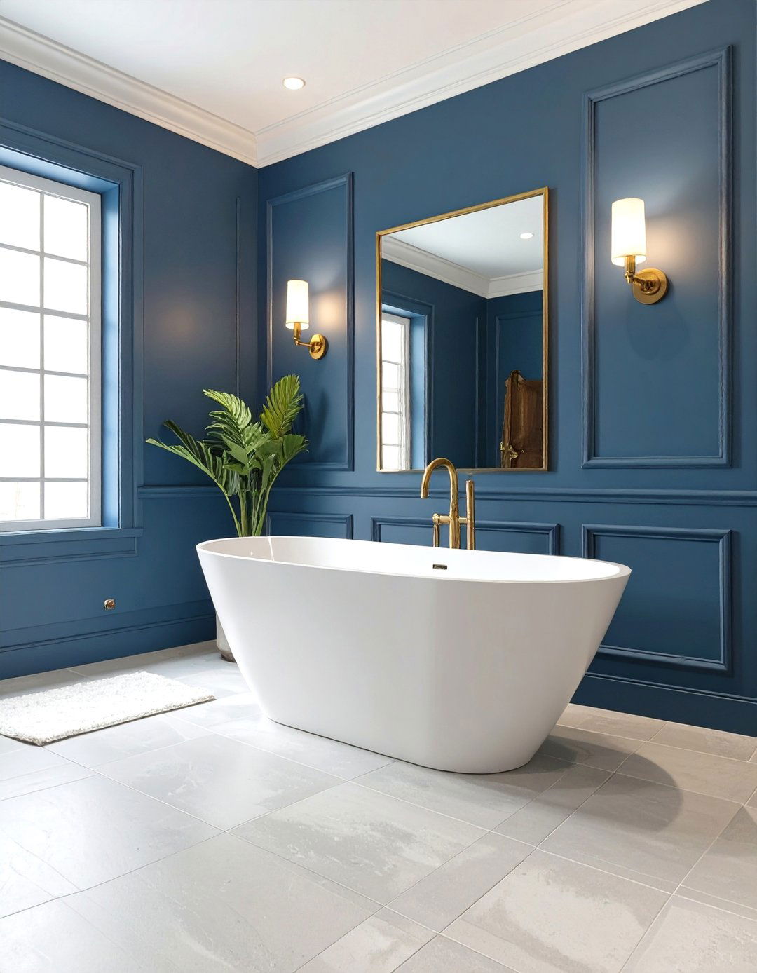 The Deep Ocean Blue Bathroom - 30 bathroom color ideas 2025