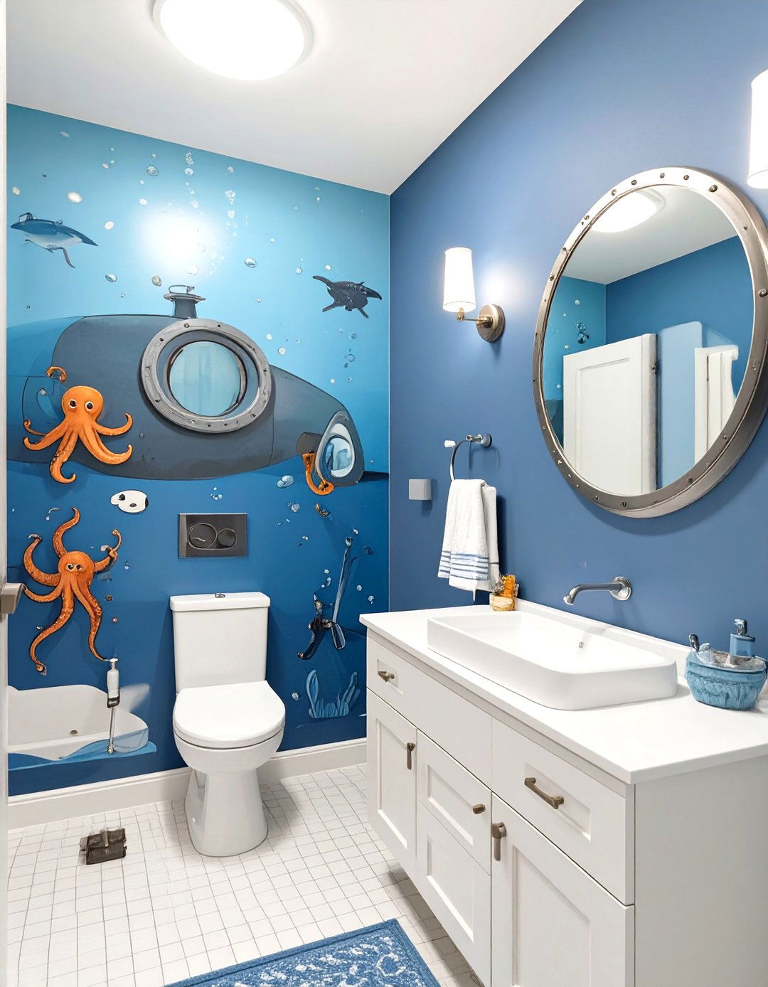 The Deep Sea Diver Bathroom - 30 boys bathroom ideas
