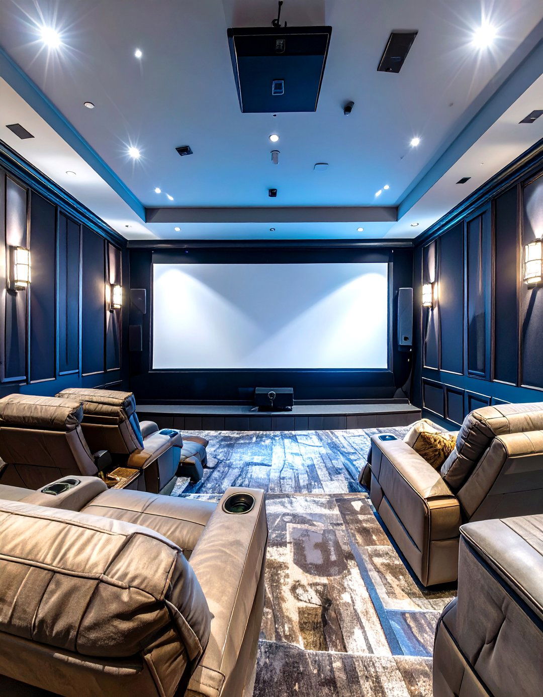 The Den as a Movie Theater - 30 den room ideas