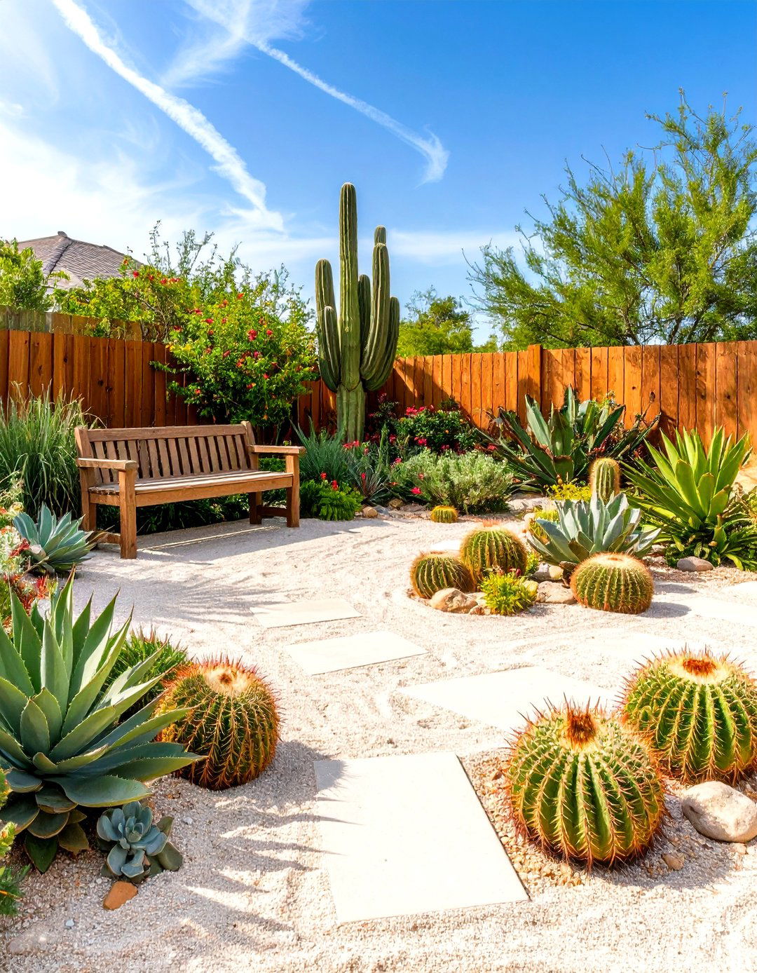 The Desert Landscaping Sanctuary - 30 diy backyard ideas