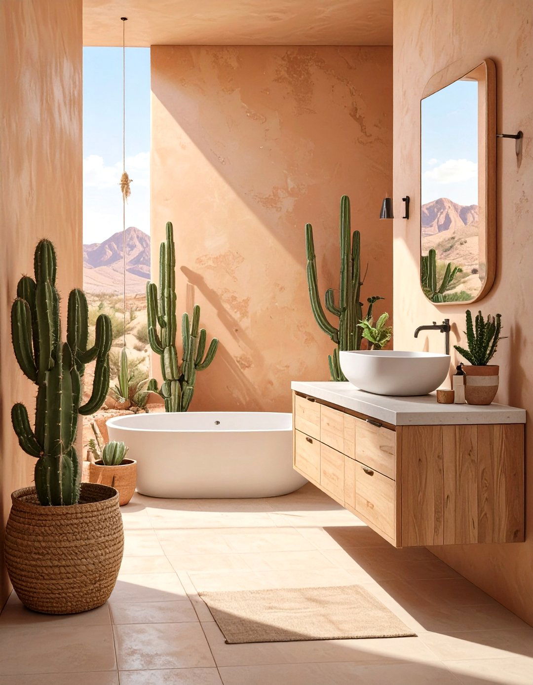 The Desert Modern Bathroom - 30 bathroom update ideas