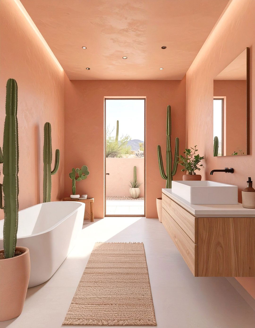 The Desert Modern Bathroom - 30 bathroom remodeling ideas