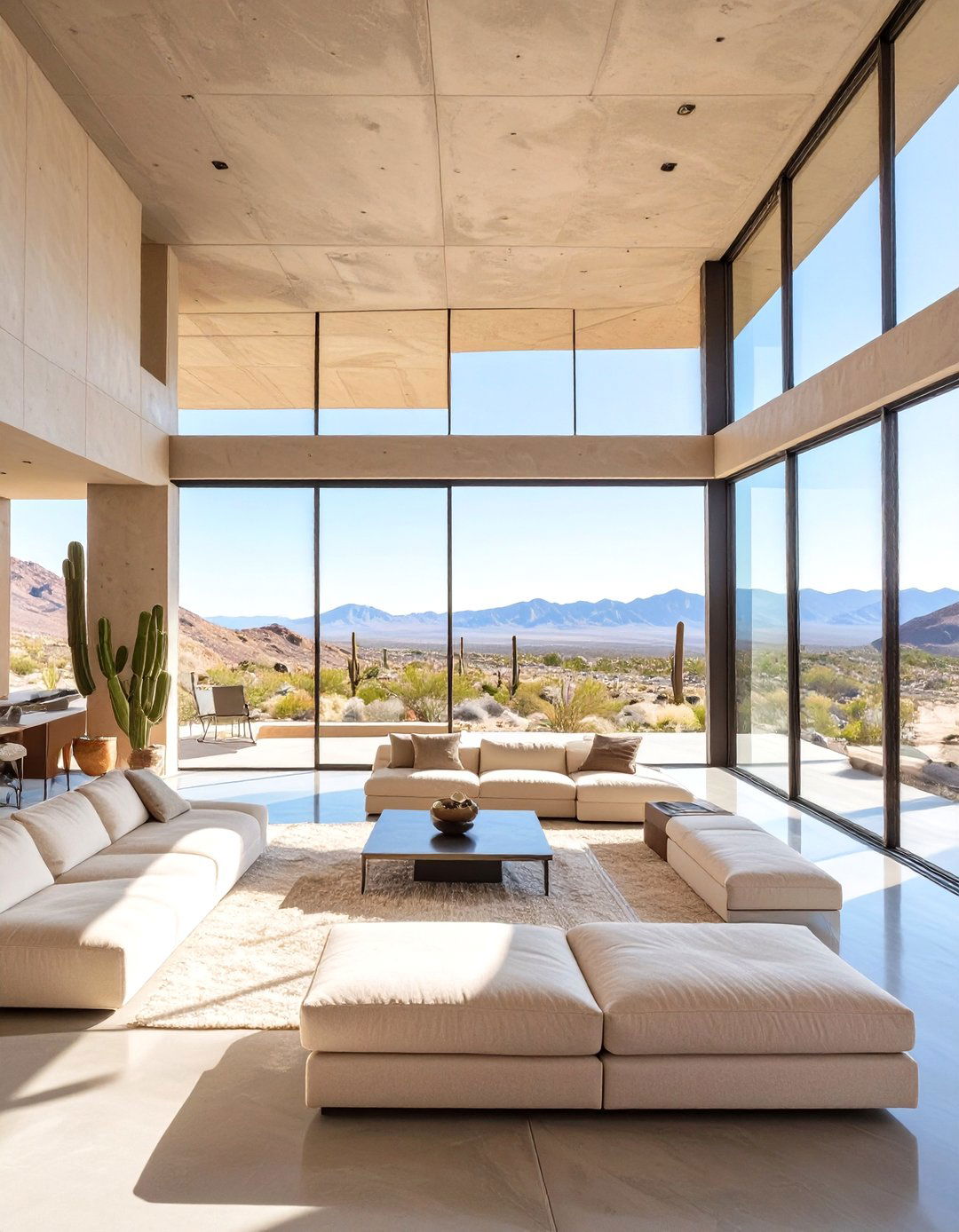 The Desert Modern Living Area - 30 american home design ideas