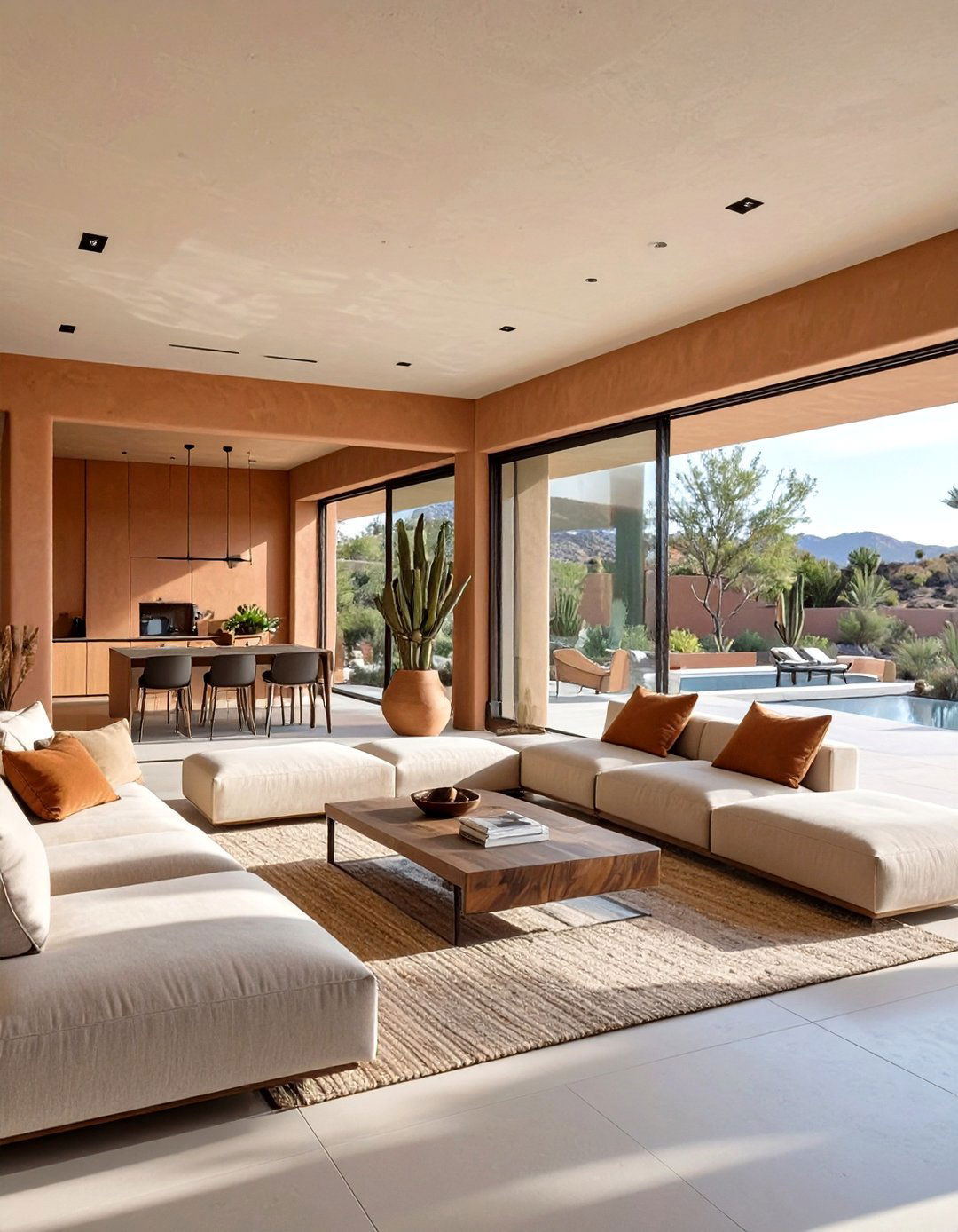The Desert Modern Living Room - 30 interior design websites free ideas