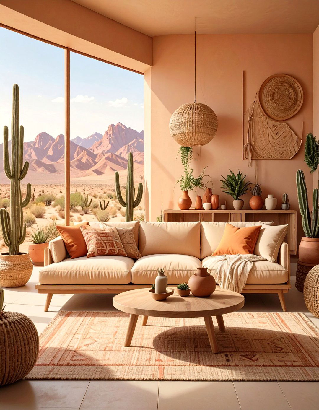 The Desert Modern Living Room - 30 modern living room decor ideas