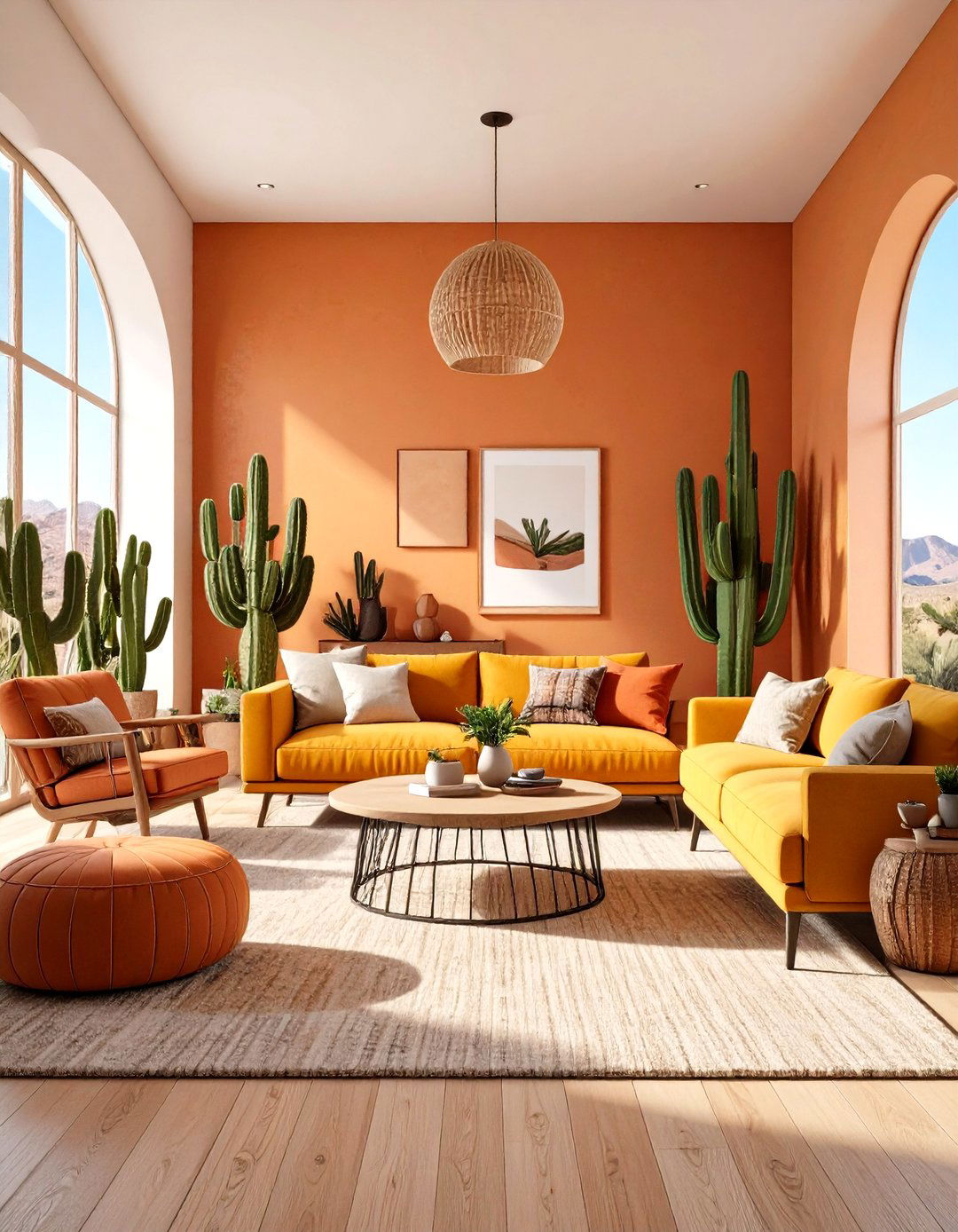 The Desert Modern Living Room - 30 decor ideas for living room