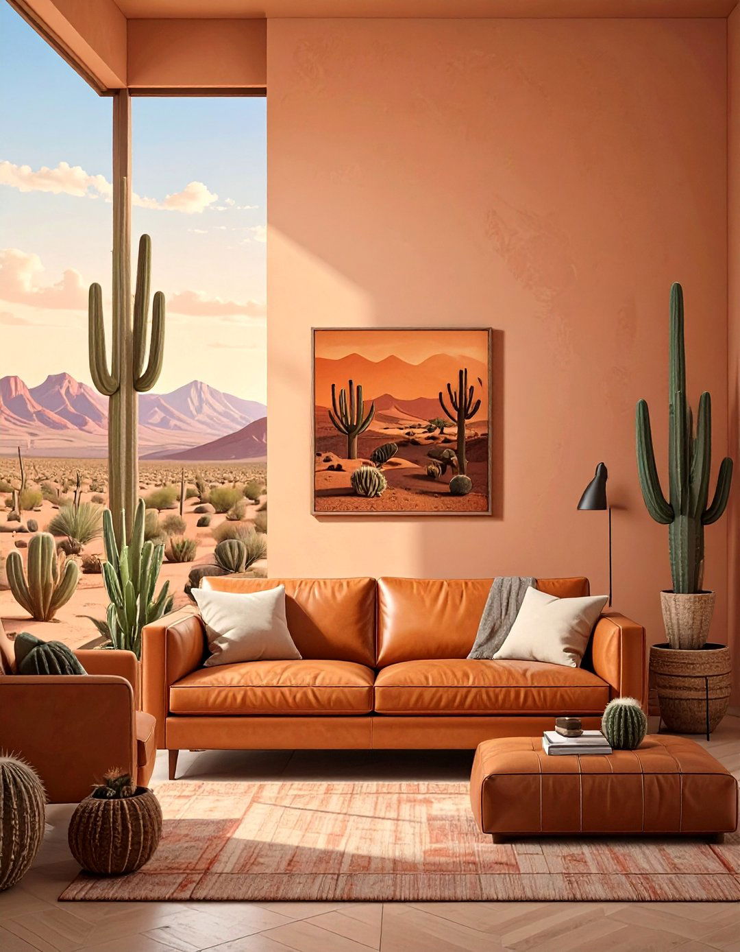 The Desert Modern Minimalist Living Room - 30 ai minimalist living room ideas