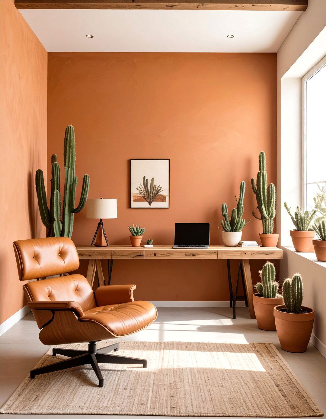 The Desert Modern Office Room - 30 office room decor ideas