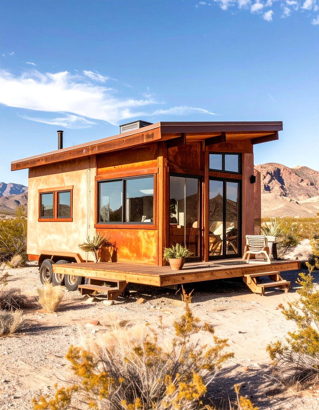 The Desert Modern Tiny House - 30 modern tiny house design ideas