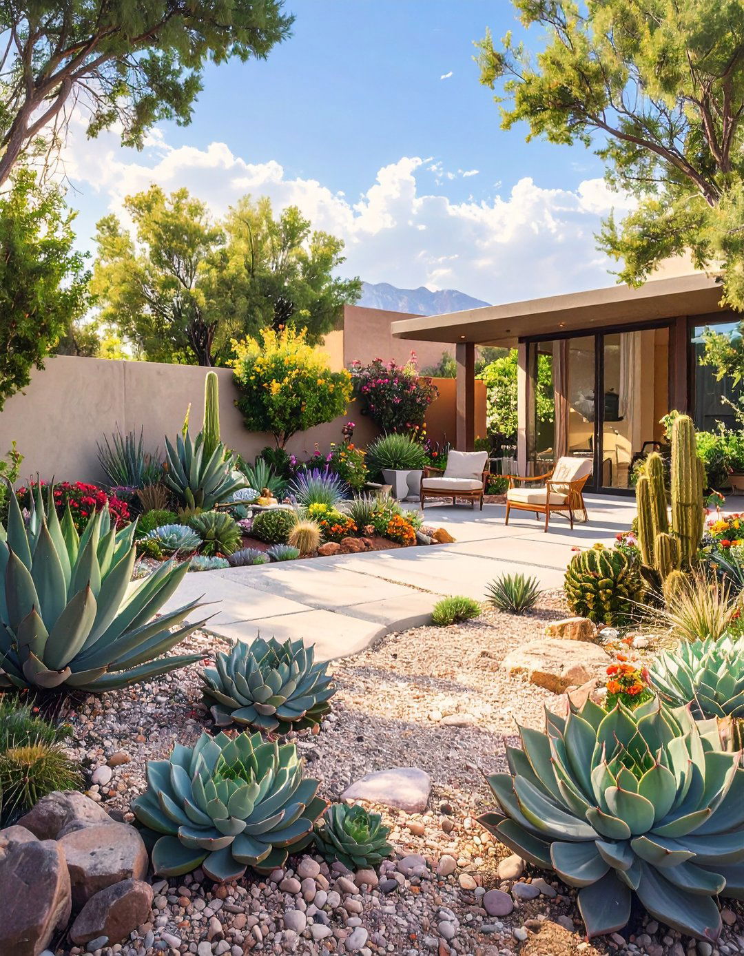 The Desert Modernism Landscape - 30 modern small backyard ideas