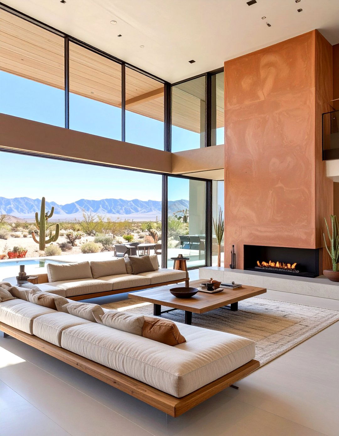 The Desert Modernism Living Room - 30 luxury living room ideas