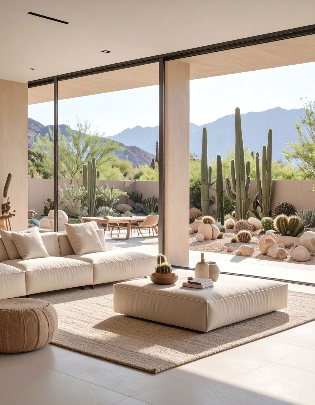 The Desert Modernism Living Room - 30 ai living room design ideas