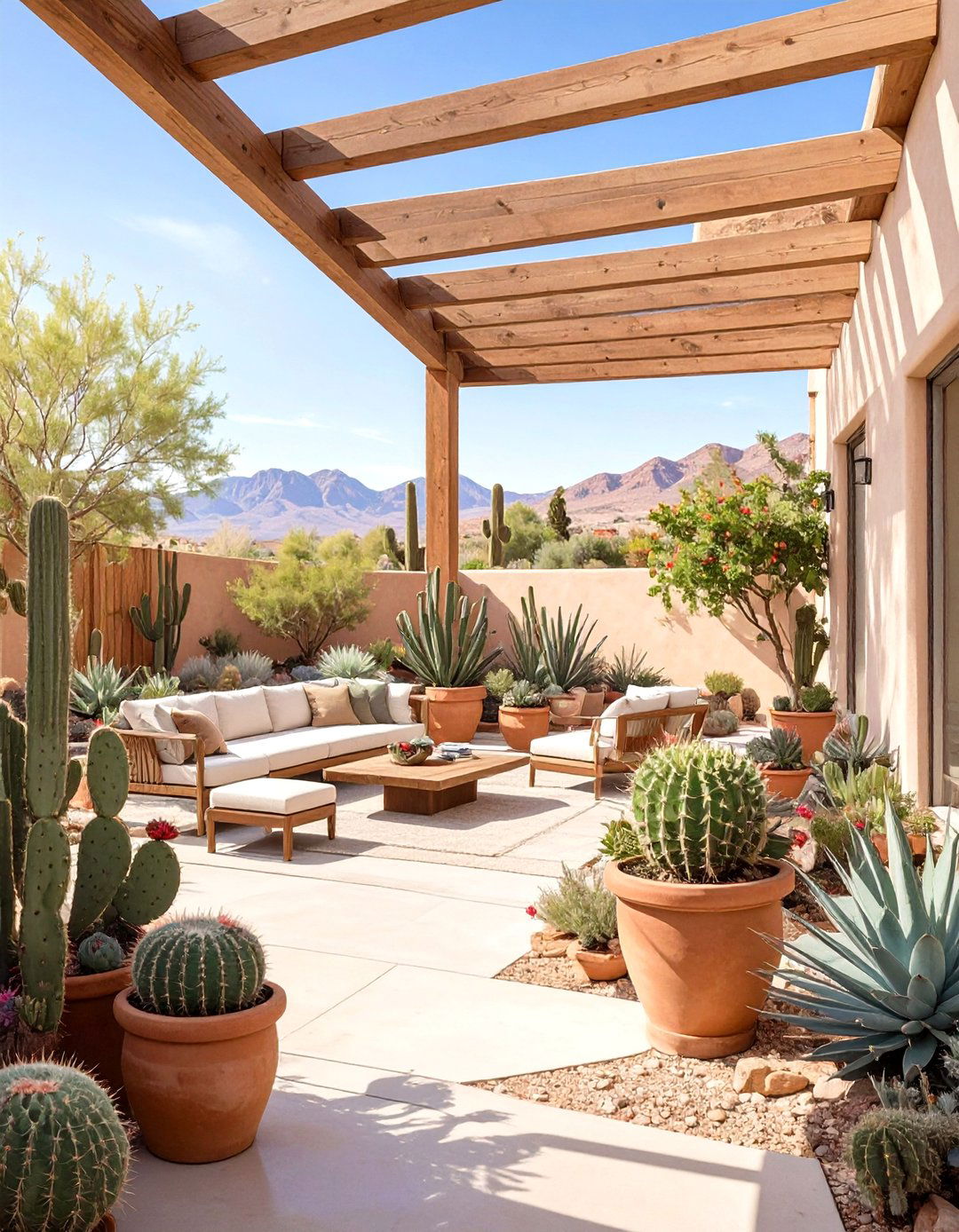 The Desert Modernism Patio - 30 modern patio ideas