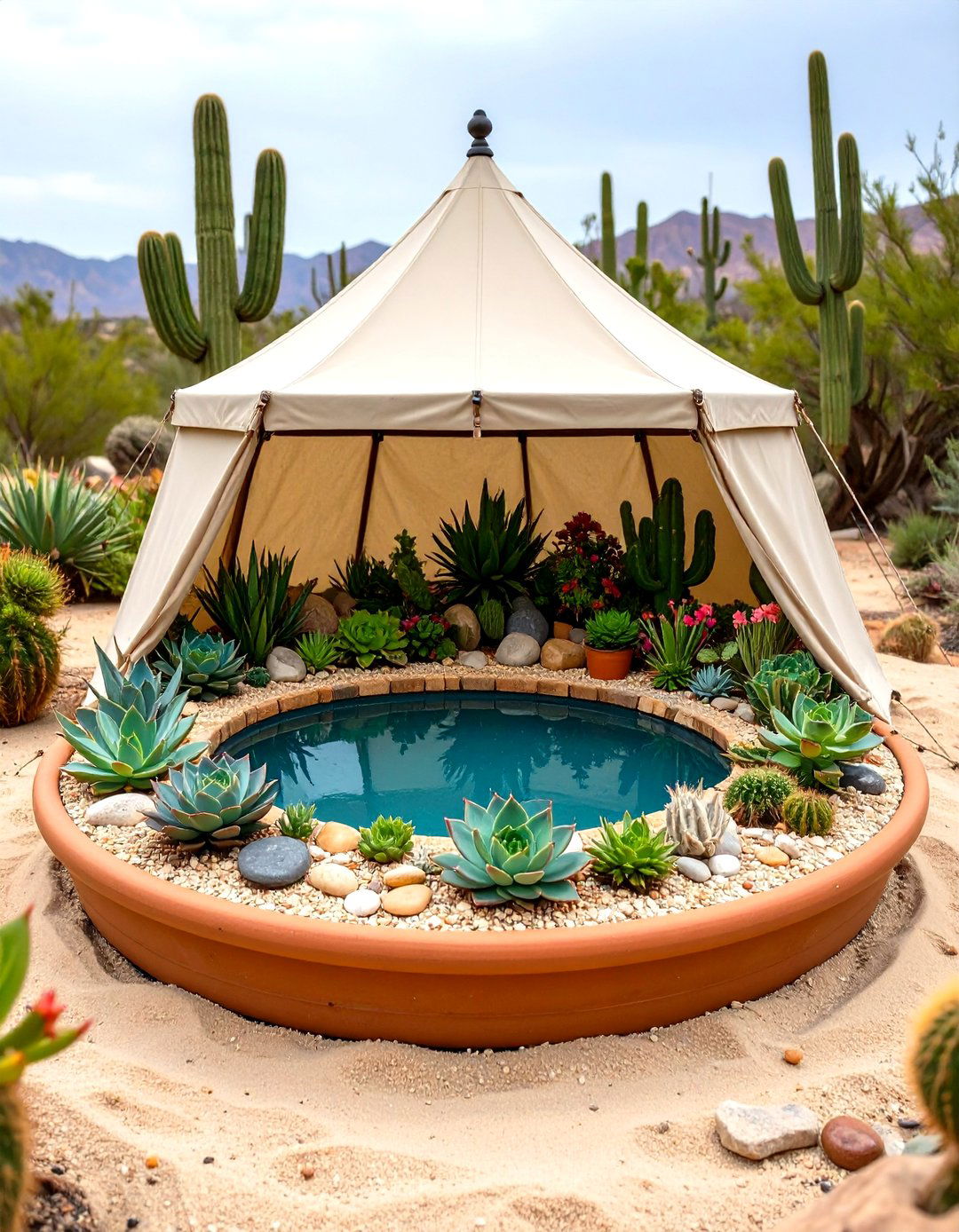 The Desert Oasis Fairy Garden - 30 fairy garden ideas landscaping