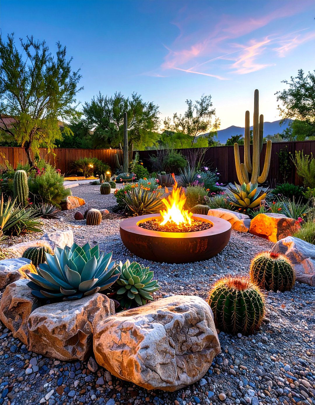 The Desert Oasis Garden - 30 garden decor ideas