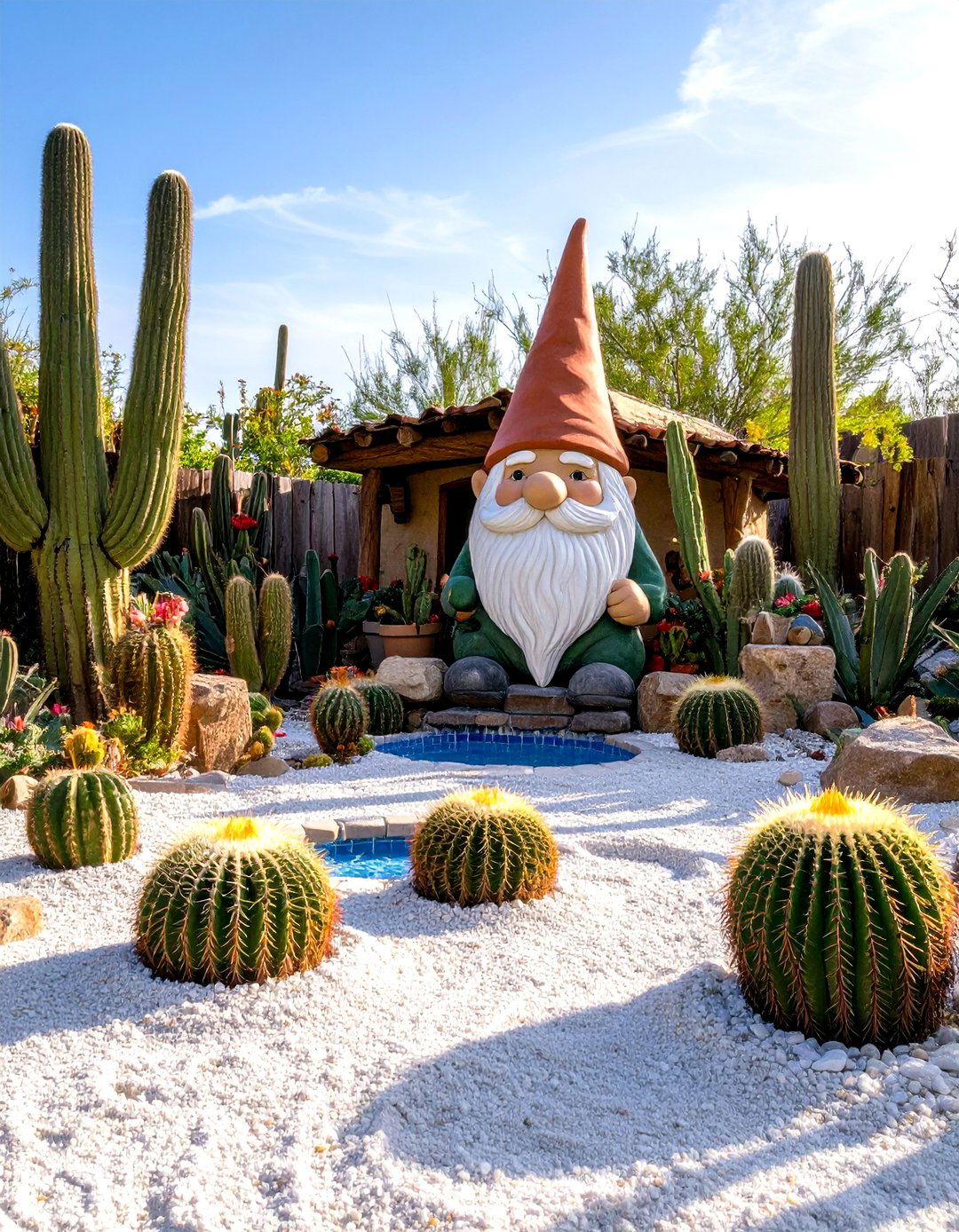 The Desert Oasis Gnome Garden - 30 gnome garden ideas