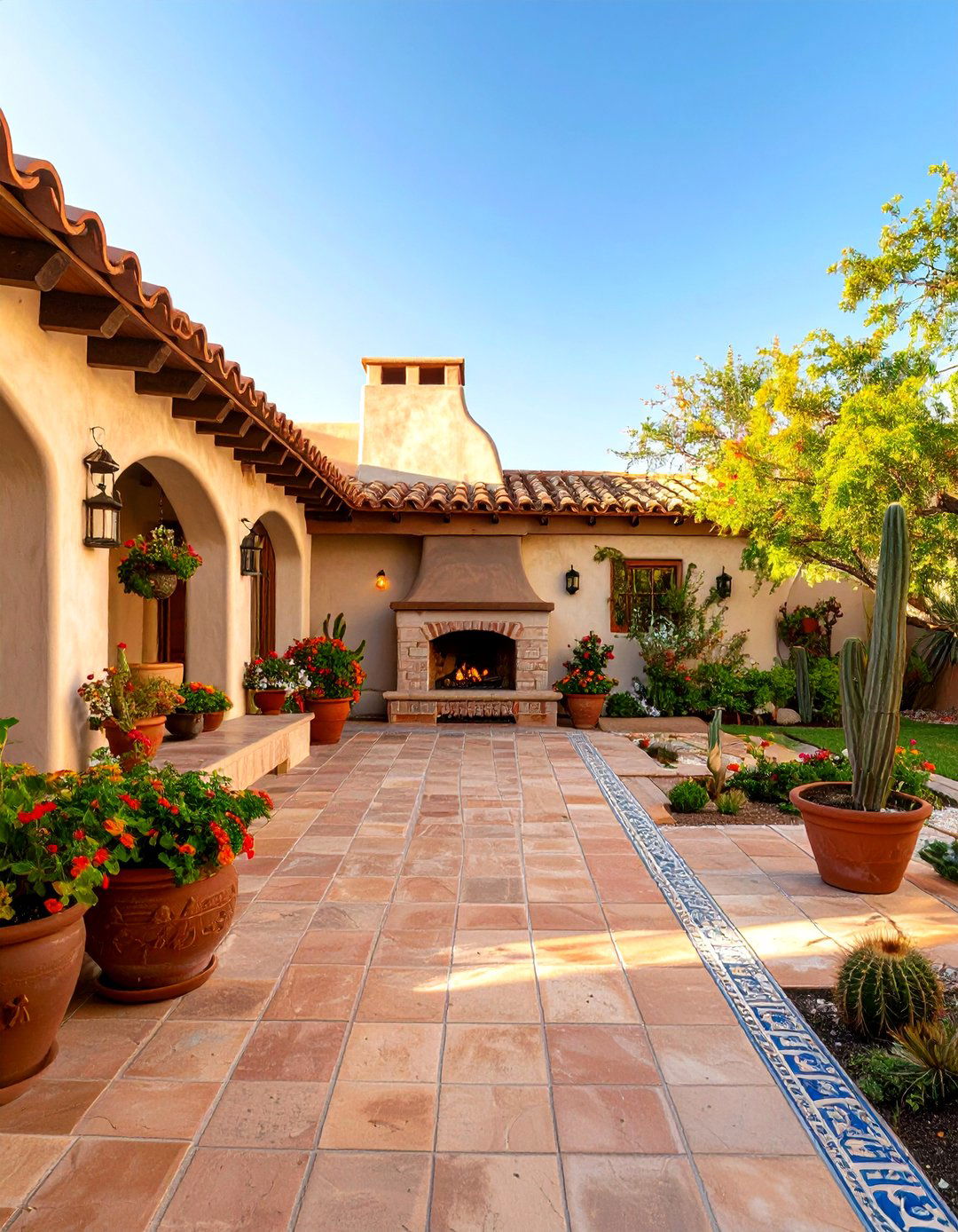 The Desert Southwest Courtyard - 30 backyard hardscape ideas