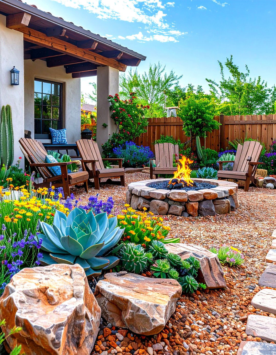 The Desertscape Gravel Yard - 30 gravel backyard ideas