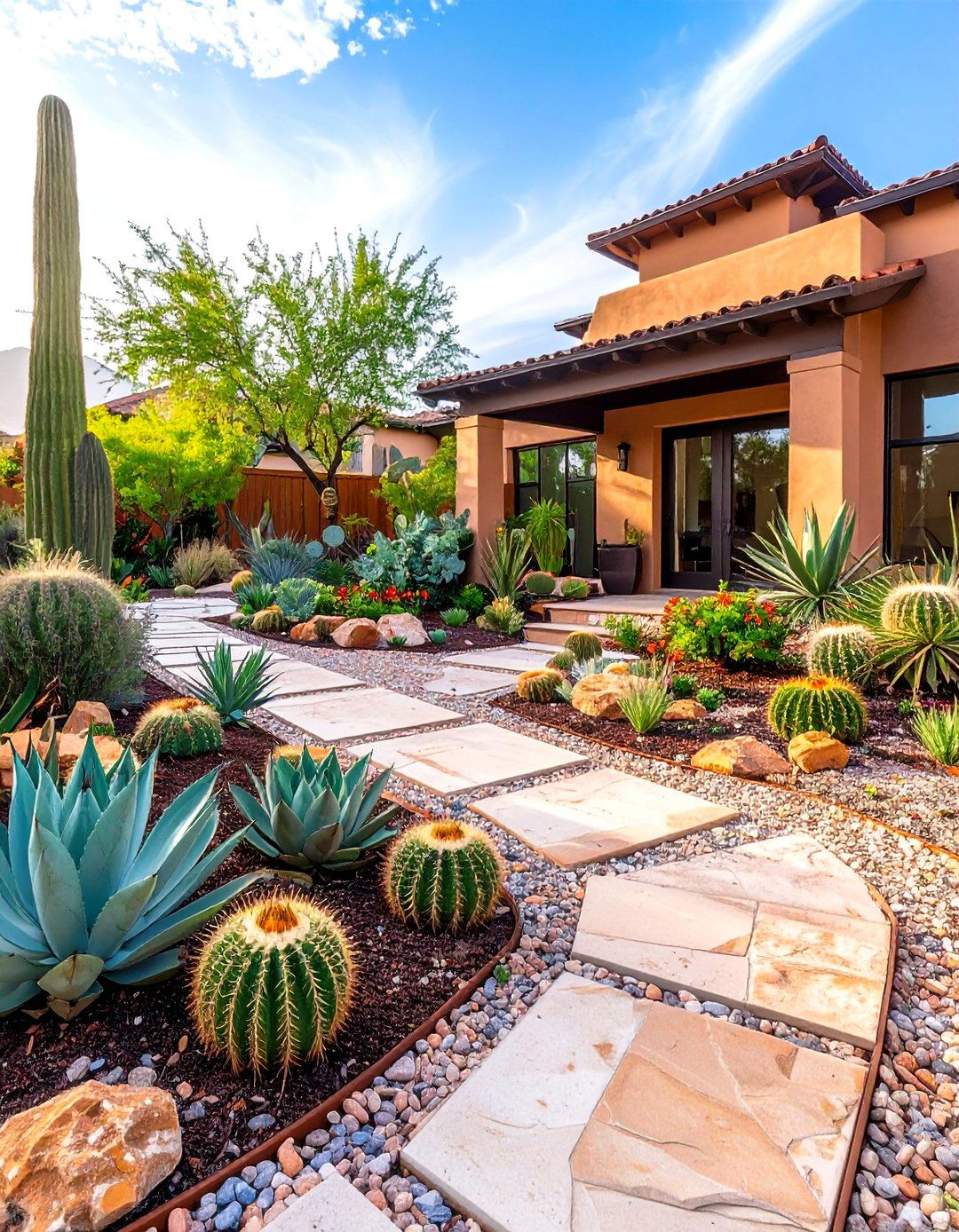 The Desertscape Modern Front Yard - 30 landscaping ideas for small front yards