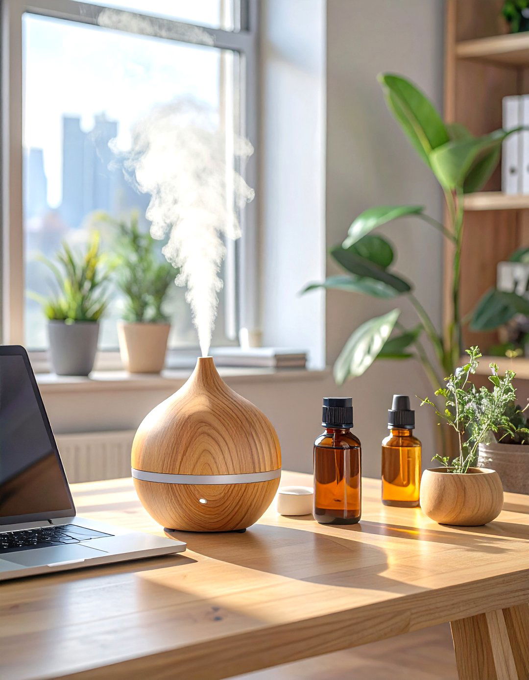 The Desk Humidifier and Diffuser Combo - 30 office gift exchange ideas