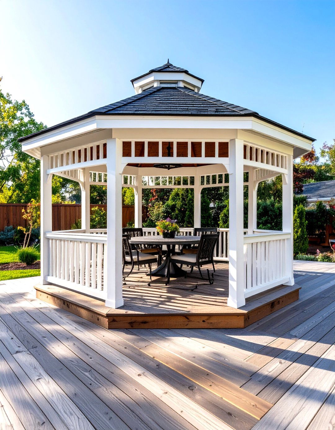 The Detached Deck Gazebo Kit - 30 deck shade ideas