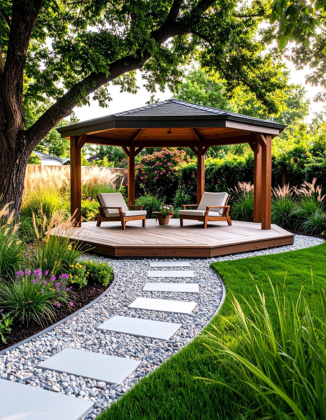 The Detached Island Deck Retreat - 30 backyard deck ideas on a budget
