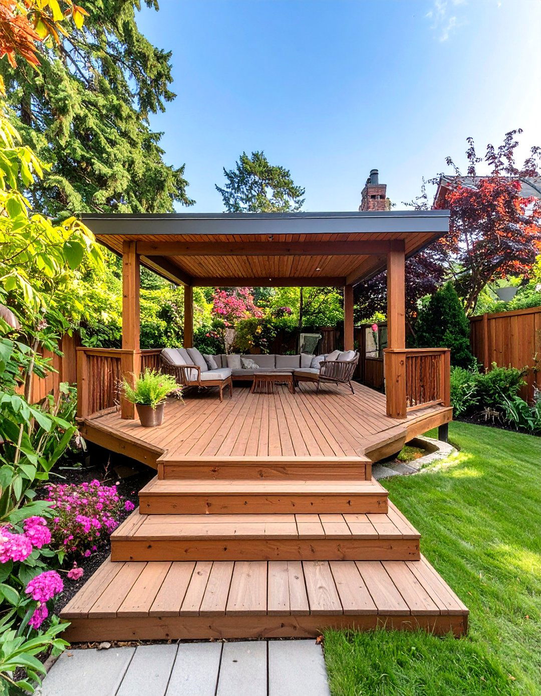 The Detached Island Deck - 30 deck design plans ideas