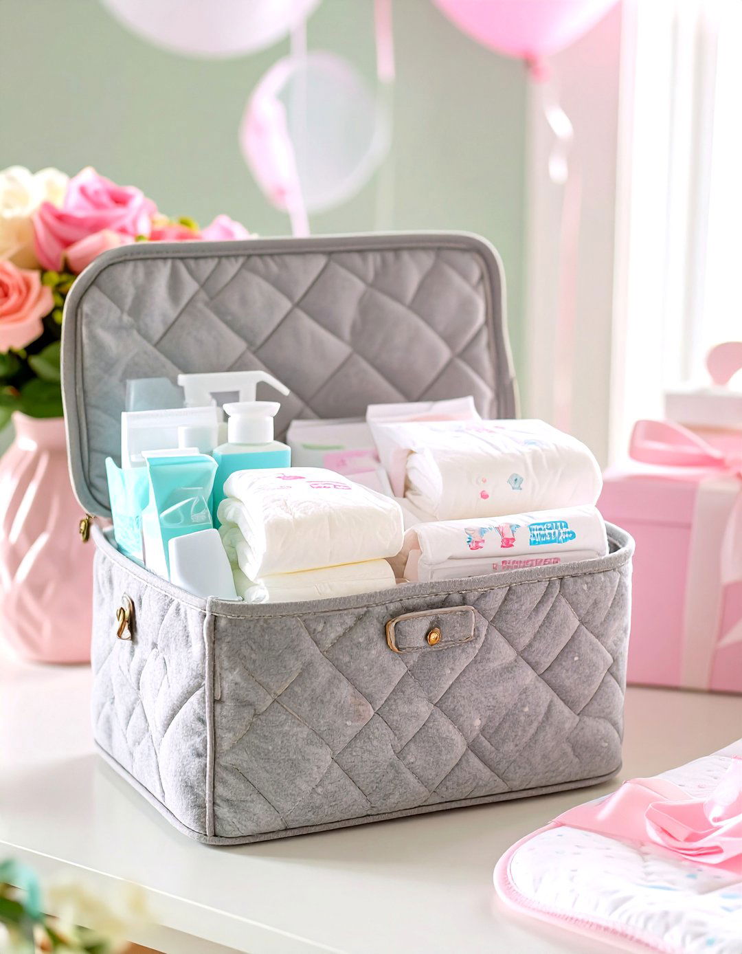 The Diaper Duty Caddy Station - 30 girl baby shower gift ideas