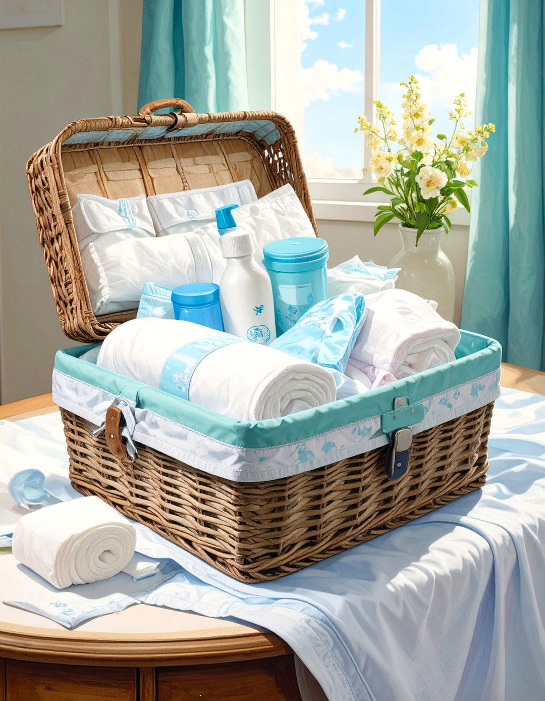 The Diaper Duty Survival Kit - 30 homemade diy baby shower gift basket ideas