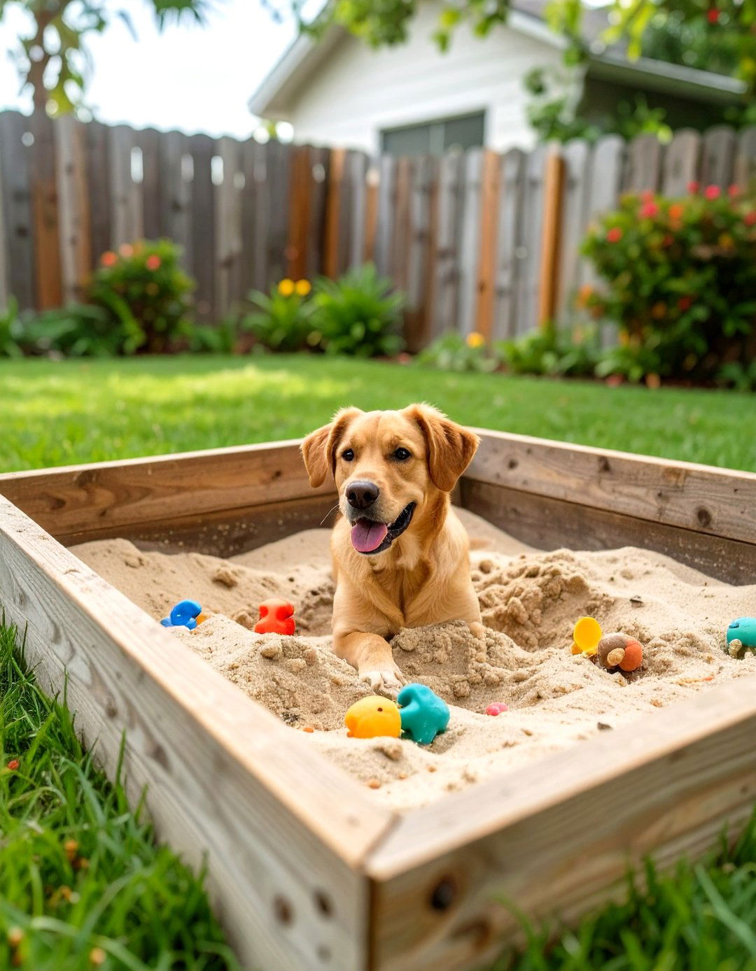 The Digging Pit Paradise - 30 dog-friendly backyard ideas on a budget
