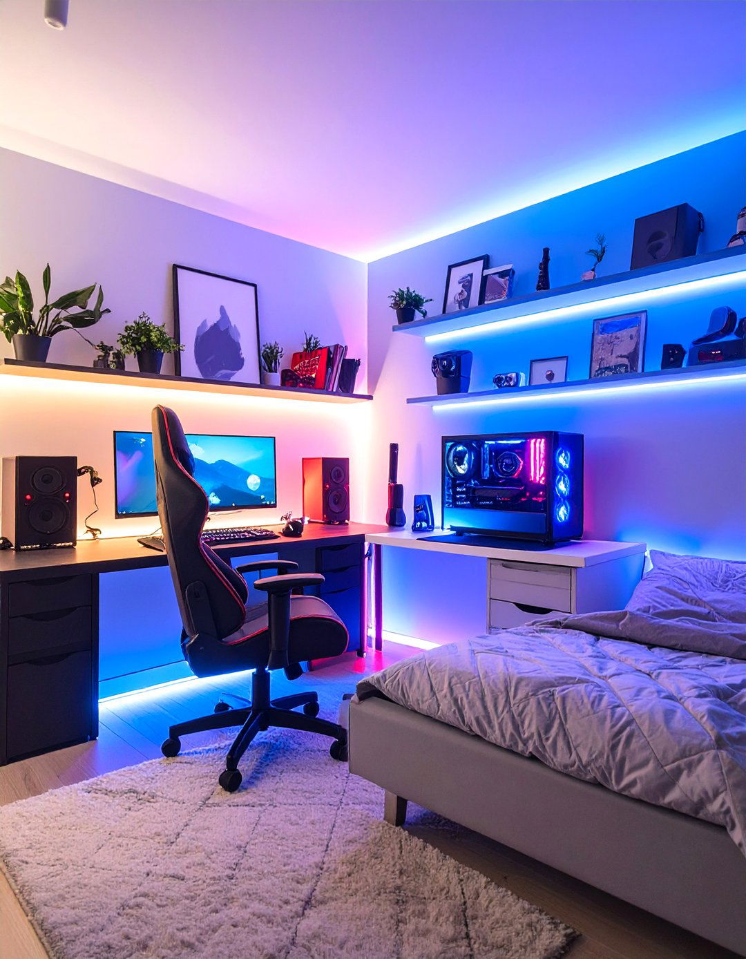 The Digital Gamers Hub Bedroom - 30 7 year old boy bedroom ideas