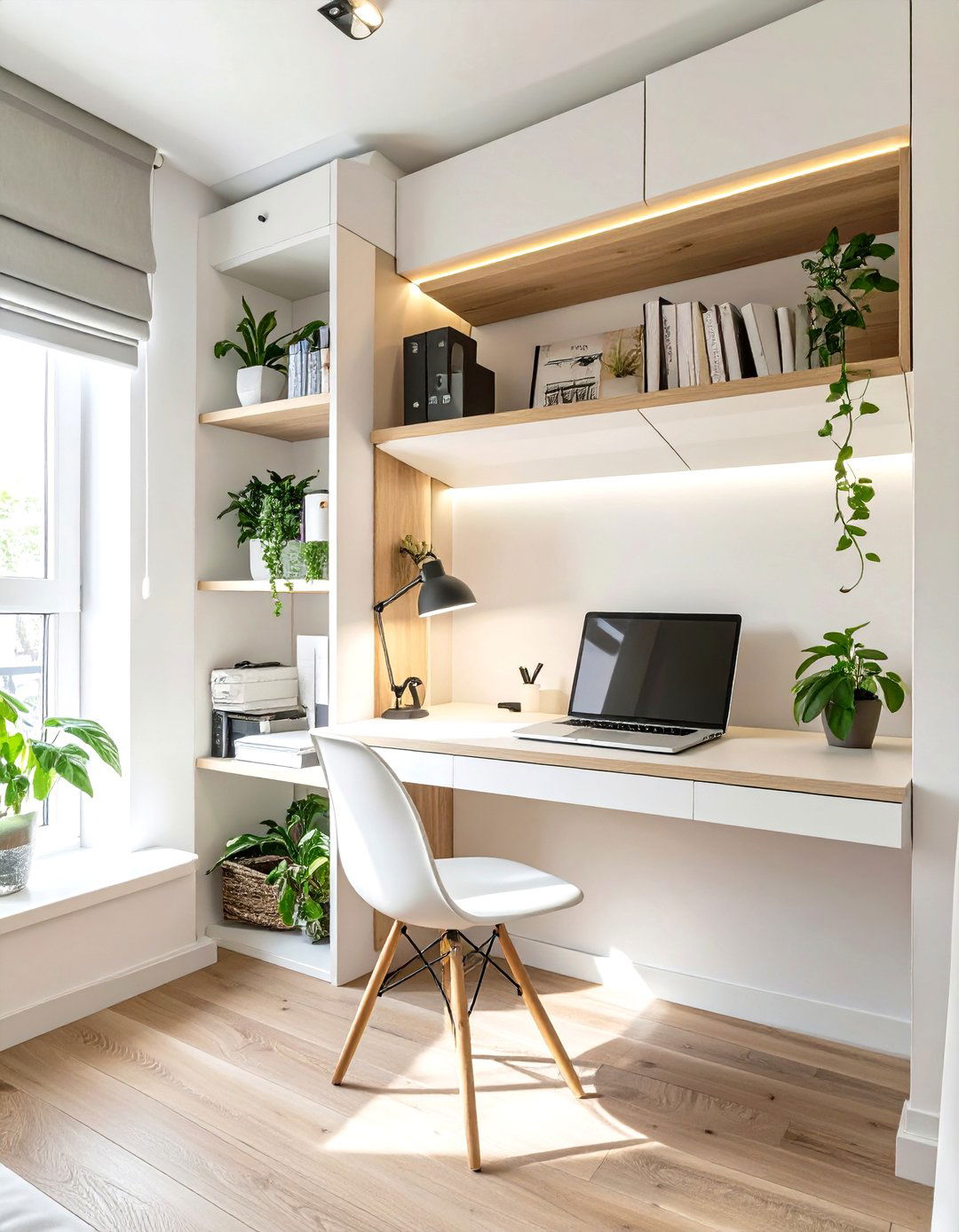 The Digital Nomads Compact Office - 30 masculine man office ideas