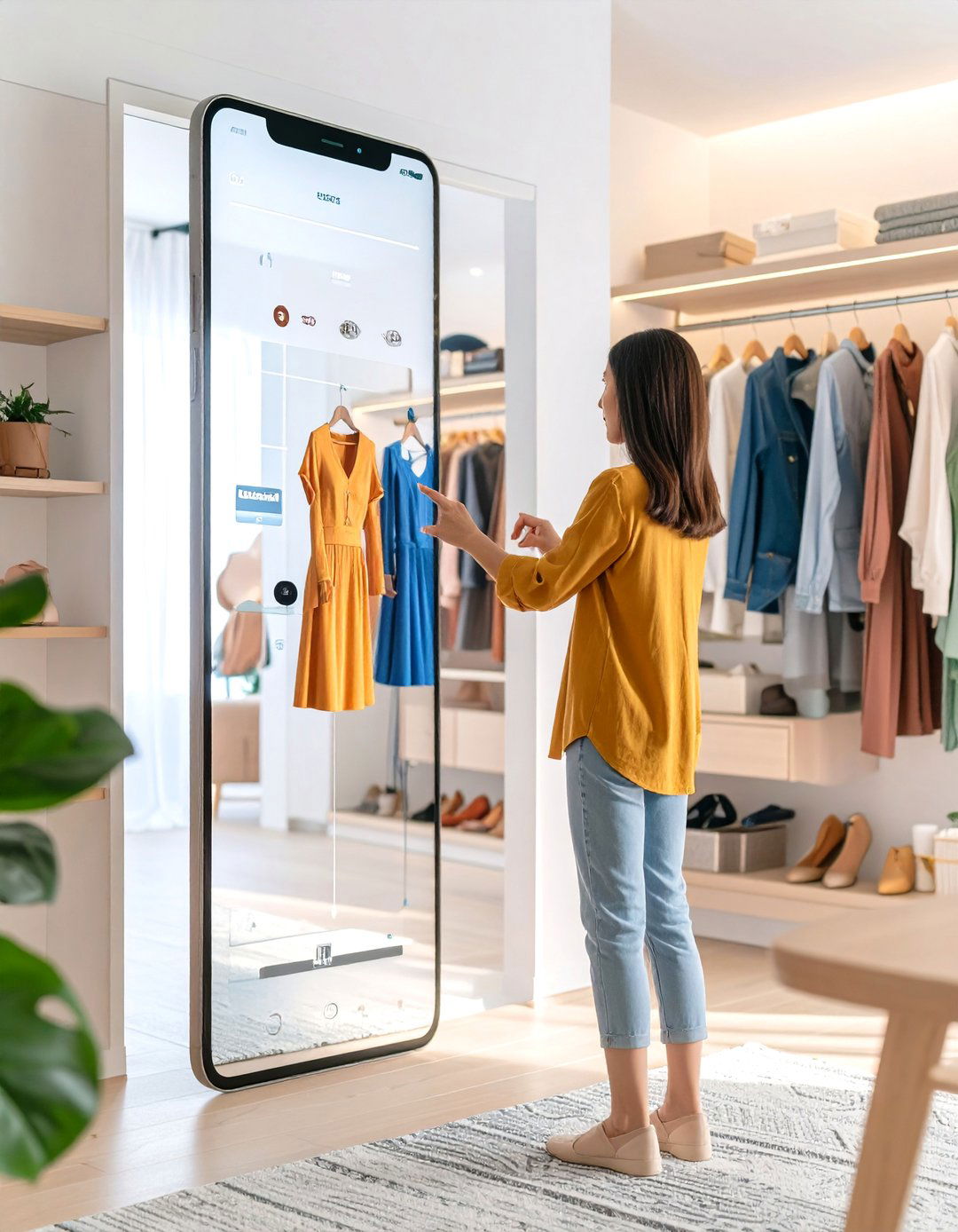 The Digital Outfit Planning Station - 30 ai closet organization ideas
