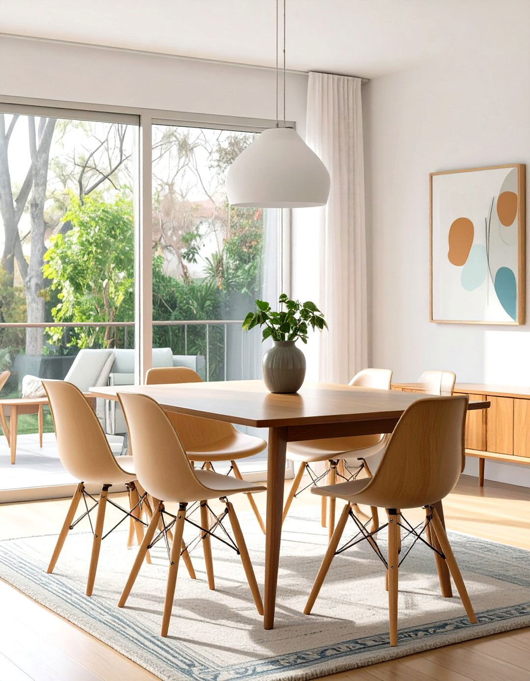 The Dining Room with Tapered Legs - 30 midcentury modern interior design ideas