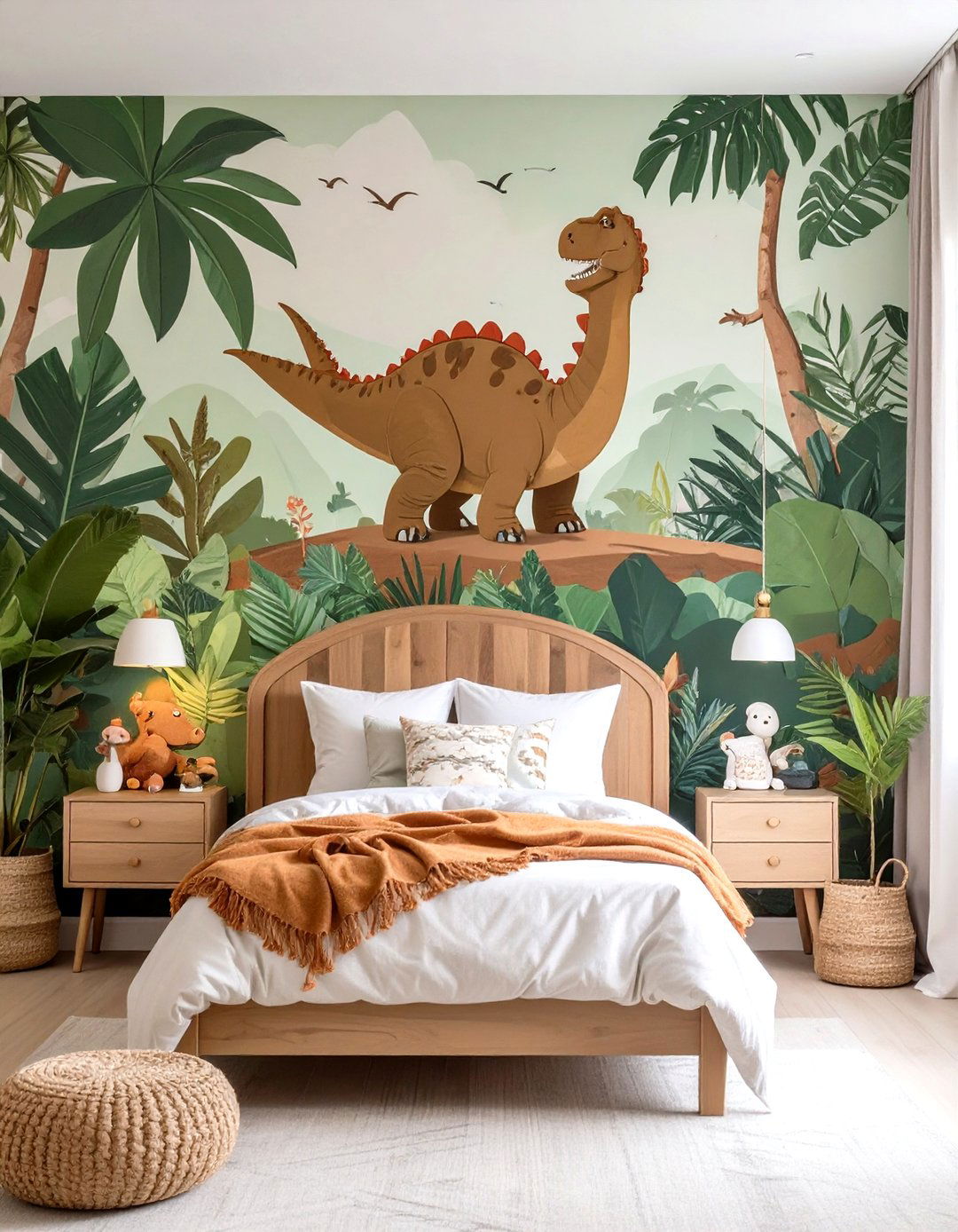 The Dinosaur Adventure Bedroom - 30 kids bedroom ideas